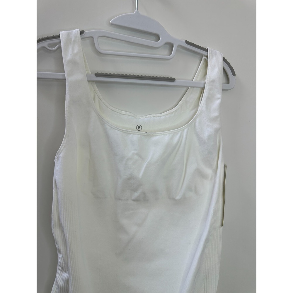 NWT BLANQI Pull Down Postpartum Nursing Support Tank Top Winter White Size Large - Picture 4 of 13